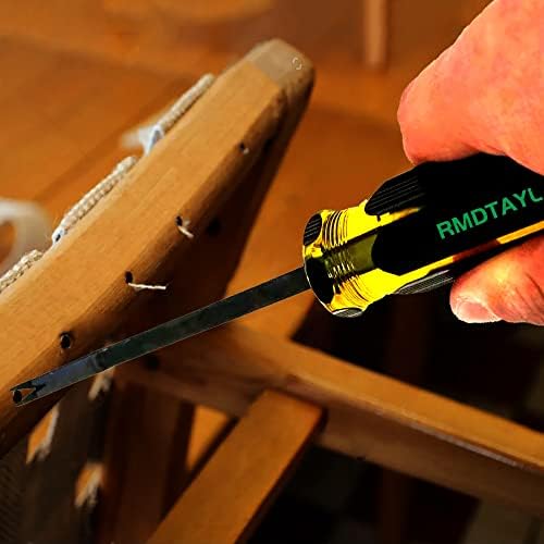 RMDTAYL Staple Remover,Heavy Duty Upholstery Staple Remover,Construction Staple Puller Tack Lifter Tool for Removing Nails,Staples,and Tacks for Carpet,Furniture,Floor,Photo Frame,Wooden