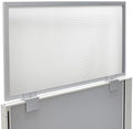 OBEX Screen Extender Polycarbonate Desk Privacy Panel & Divider for Office Cubicle, 12" x 24", Translucent