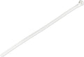 StarTech.com 10"(25cm) Reusable Cable Ties - 1/4"(7mm) Wide, 2-1/2"(65mm) Bundle Dia. 50lb(22kg) Tensile Strength, Releasable Nylon Ties, Indoor/Outdoor, 94V-2/UL Listed, 100 Pack - White, TAA