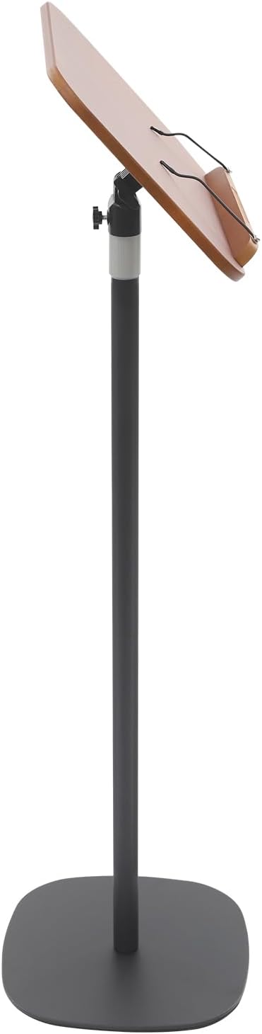Sheet Music Stand & Desktop Book Stand, Music Book Holder Stand,Wooden Portable Sheet Music Table Stand Height Adjustable from 31.5-51.2in with Book Stand Support