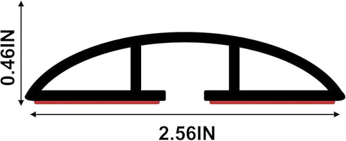 20Ft Floor Cord Cover Gray Silicone Cable Protector Easy to Install Wire Organizer and Hider for Home, Office, Garage (Gray-6m)