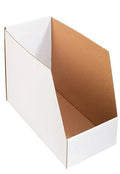Box USA Storage Bins Large 8"L x 24"W x 12"H 25-Pack - Corrugated Cardboard Box for Packing, Moving, and Storage