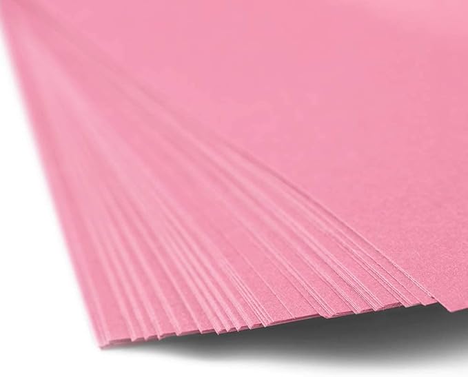 JAM PAPER Colored 24lb Paper - 90 gsm - 8.5 x 11 - Ultra Pink - 50 Sheets/Pack