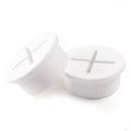 2 PCS Cable Grommet Made of Flexible Silicone 1 Inch Desk Grommets for Table and Other Furnitures Hole Cover Cord or Wire Pass Through White Color