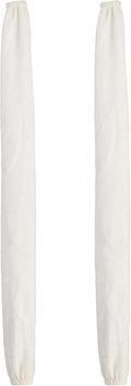 Chandelier Chain Cover White 2 Pack with Touch Fasteners,39.37inches Brushed Polyester Fabric Chain Sleeve for TV Cord Cover Decorative Cord Hider Easy Install Convenient for Wire Management