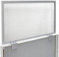 OBEX Screen Extender Polycarbonate Desk Privacy Panel & Divider for Office Cubicle, 18" x 60", Translucent