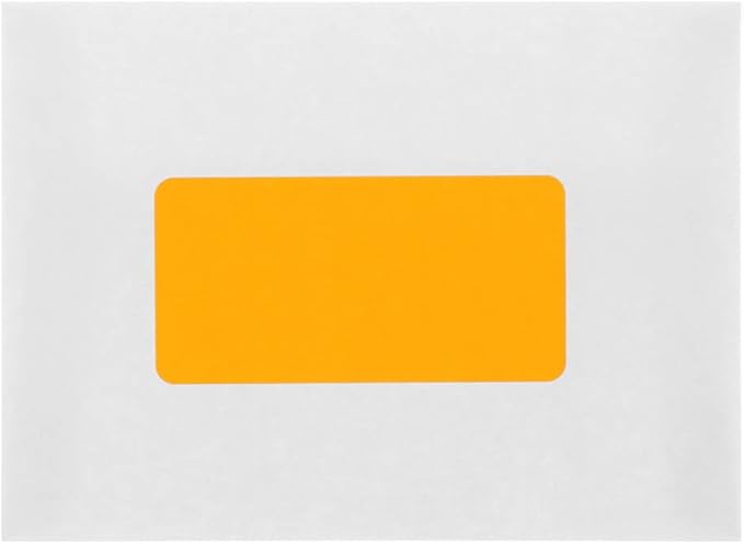 JAM PAPER Shipping Address Labels - Standard Mailing - 2 x 4 - Neon Fluorescent Orange - 120/Pack