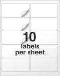 PAPRMA 2" x 4" Shipping Address Labels for Laser Inkjet Printer, Mailing Label White for Package or Envelope, Printable Label Sheet 5163 8163 (100 Sheets 1000 Labels)