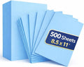 1InTheOffice Blue Copy Paper 8.5 x 11, Colored Copy Paper, Letter Size, 20lb Density, (500 Sheets)