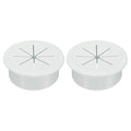 uxcell 2 Pcs Desk Grommet, 2.09 inch 53mm Desk Cable Hole Cover Wire Hole Insert for Home Office Table Cabinet Cord Organizer, Gray