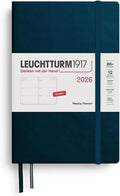 LEUCHTTURM1917 - Weekly Planner 2026, Hardcover, Paperback (B6+), Deep Sea (Jan 1 - Dec 31, 2026)
