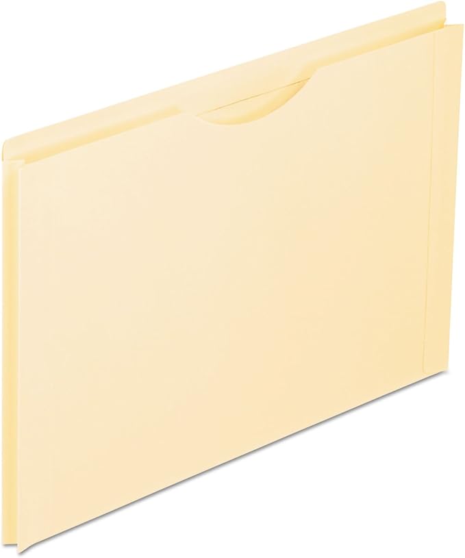 Pendaflex 23100 Pendaflex Double-Ply Tabbed File Jacket w/1" Expansion, Lgl, Manila, 50/Bx