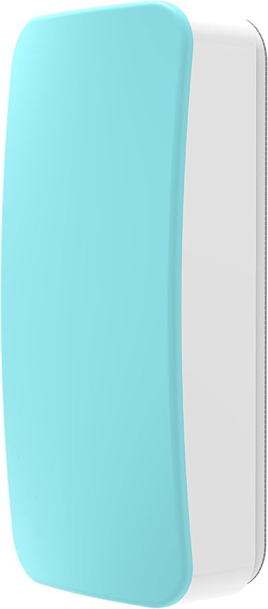 WallDeca Dry Erase Eraser, Felt Bottom Surface Whiteboard Eraser, Magnetic, Teal