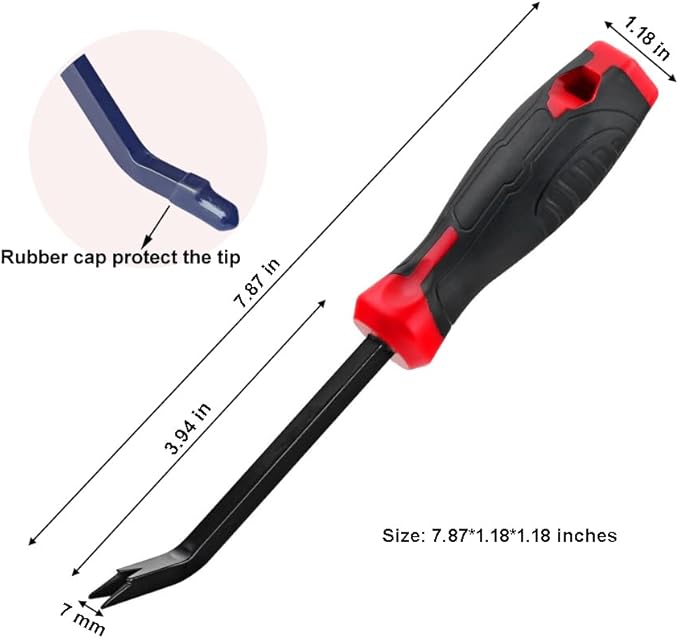PANSHIYON Staple Remover, Heavy Duty Staple Remover Tool,Upholstery Stapler Puller Lifter for Carpet,Wood,Floor, Furniture, Construction