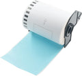 BETCKEY - Continuous Length Shipping Labels Replacement for Brother DK-2243 (4 in x 100 ft), Compatible with Brother QL Label Printers [1 Rolls/Continuous Labels, Light Blue]