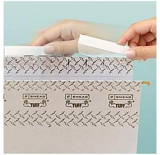 Smead TUFF Extra Capacity Box Bottom Hanging Folder, 2" Expansion, 1/3-Cut Easy Slide Tab, Legal Size, Steel Gray, 18 per Box (64340)