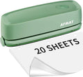 AFMAT Electric 3 Hole Punch, 20-Sheet 3 Hole Puncher for Binder, Effortless Punching, 9/32" Hole Diameter, Paper Hole Puncher 3 Hole Heavy Duty, for Office/School/Studio, AC or Battery Operated, HP10
