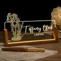 Desk Name Plate Personalized, Custom Office Light Up Name Plate for Lawyer, Desk Decorations for Women Men Office, Employee Appreciation Gifts for Lawyer Coworkers