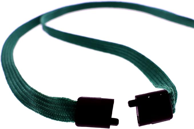 Specialist ID Bulk 25 Pack - Premium Flat Breakaway Lanyards for ID Badges & Badge Holders - 3/8" Wide Woven Safety Lanyard with Metal Swivel Hook for Teachers, Students, Cruise, Office (Forest Green)