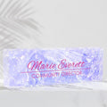 Desk Name Plate Personalized Name Plate for Desk, Office Desk Decor, 3D Style Personalized Plaque Name Plates for Desks Custom Appreciation Gifts for Boss Lady Employee Coworkers (Amethyst)