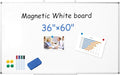 XIWODE Large Magnetic Dry Erase Board，Whiteboard for Wall, 36 x 60 inches, Whiteboard Marker Board Writing Board，Silver Aluminum Frame, Durable， for Home School & Office