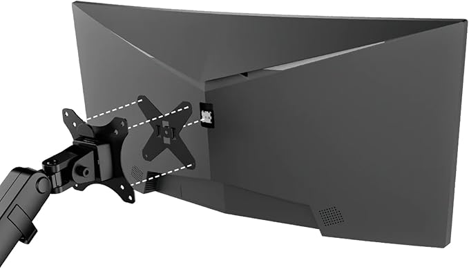 Kado Wall Mount Arm Mount Adapter Bracket Plate Elevated Made for Sceptre Monitor C25 C30 C34 C255B-FWT240 C345B-QUT168 C305W-2560UN C305B-200UN/C305B-200UN1 Series