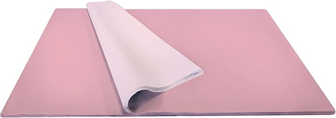 Jillson Roberts Bulk 20 x 30 Inches Recycled Tissue, Pink, 480 Unfolded Sheets (BFT06)