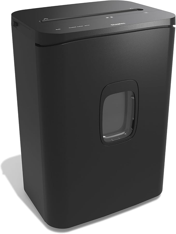 Staples 20-Sheet Micro-Cut Shredder – High-Security Microcut for Paper, Cards & Discs, Ultra-Quiet Office Shredding