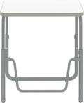Safco Products AlphaBetter 2.0 Height – Adjustable Student Desk with Swinging Footrest Bar, Sit to Stand, 22"-30", Dry Erase