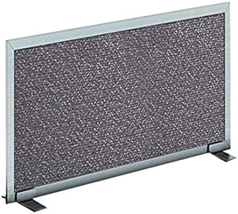 OBEX Acoustical Free Standing Privacy Screen, Cubicle Accessories Desk Privacy Panel, Desk Dividers for Office, Office Furniture Partitions Portable Sound Proof Dividers, 24" x 48", Graphite