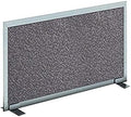OBEX Acoustical Free Standing Privacy Screen, Cubicle Accessories Desk Privacy Panel, Desk Dividers for Office, Office Furniture Partitions Portable Sound Proof Dividers, 24" x 48", Graphite