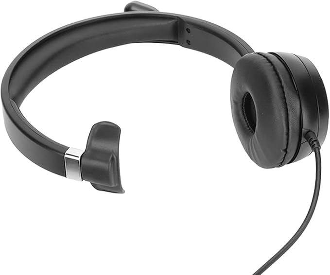 Shurzmotic H2000 USB ENC Business Headset, USB Computer Headphone with Mic, Wired Noise Canceling PC Headset for Office Call Center, Single Ear Lightweight Headphone with Volume Adjustment an