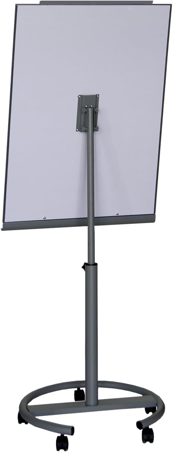 BEST BOARD Mobile Whiteboard with Stand 26x40 Inch Adjustable Height Rolling Whiteboard on Wheels, Magnetic Dry Erase Board with Flip Chart Easel Stand, Paper Pad for Office, Classroom