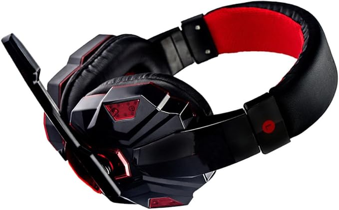 Holibanna Wired Gaming Headset with Microphone USB and 3.5mm Noise Cancelling Mic Soft Ear Pads Suitable for Travel