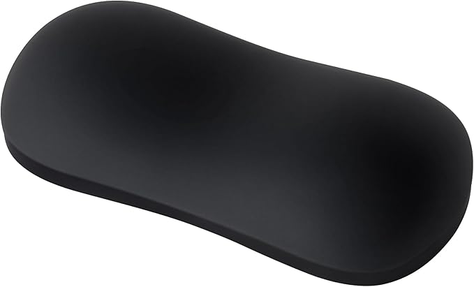 MOSISO Wrist Rest Silicone Ergonomic Air Cushion Mouse Support Pad, Keyboard Mouse Wrist Support for Typing, Gaming Pain Relief Pad Wrist Cushion for Computer, Laptop, Home & Office, Black