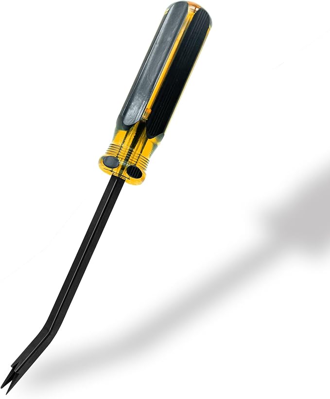 VERCCA Upholstery Staple Remover - Staple Puller, Upholstery Tools Tack Lifter with Double Prongs Staple Remover Tool for Removing Staples, Nails or Tacks for Furniture Carpet Floor Carton