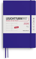 LEUCHTTURM1917 - Weekly Planner 2026, Softcover, Medium (A5), Ink (Jan 1 - Dec 31, 2026)
