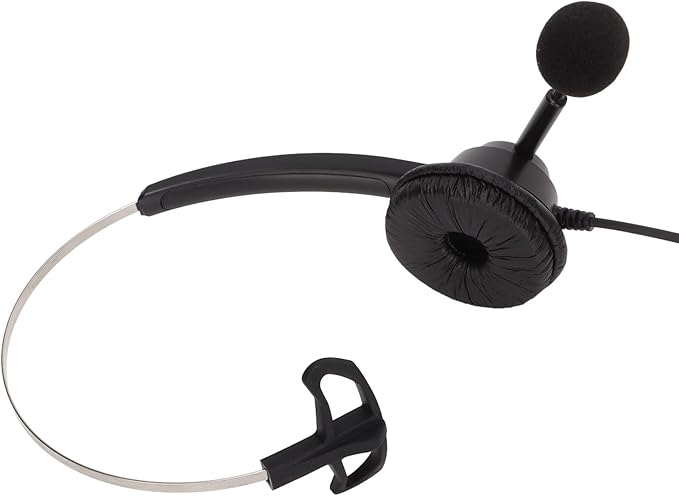 ChuyTrading H360D USB Single Ear Business Headset, USB Monaural Headset with Noise Cancelling Microphone, Lightweight Comfortable Design for Call Centers, Telemarketing, Customer Service, Onli