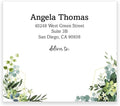 Custom Botanical Shipping Labels / 48 Personalized Address Labels/ 4" x 3½" Mailing Stickers/Made in USA