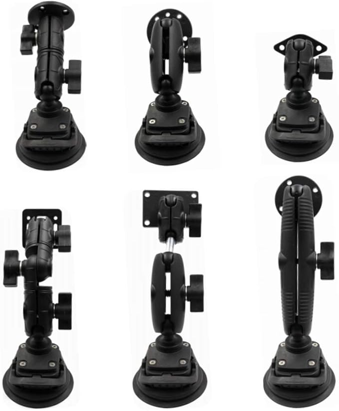 Strg 1'' Ball Mount with AMPS Round Plate, Ball Mount Base Compatible with RAM and 1" B Size Ball Double Socket Arms from Arkon, iBolt and Tackform Enterprise Series