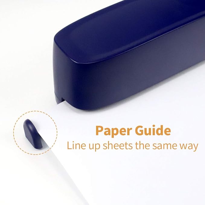 AFMAT Electric 3 Hole Punch, 20-Sheet 3 Hole Puncher for Binder, Effortless Punching, 9/32" Hole Diameter, Paper Hole Puncher 3 Hole Heavy Duty, for Office/School/Studio, AC or Battery Operated, HP07