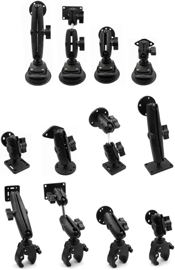 Strg 1'' Ball Mounts with Tough-Claw Clamp Base, Ball Mount Base Compatible with RAM and 1" Ball Systems from iBolt Tackform Enterprise