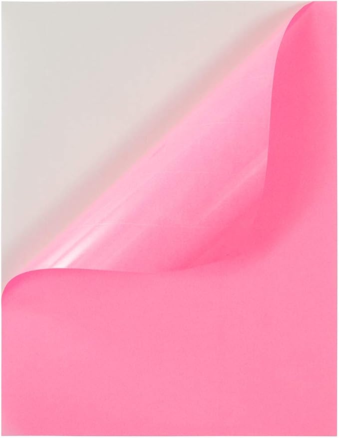 JAM PAPER Full Sheet Shipping Labels - Printable Sticker Paper - 8 1/2 x 11 - Ultra Pink - 10 Full Pages/Pack