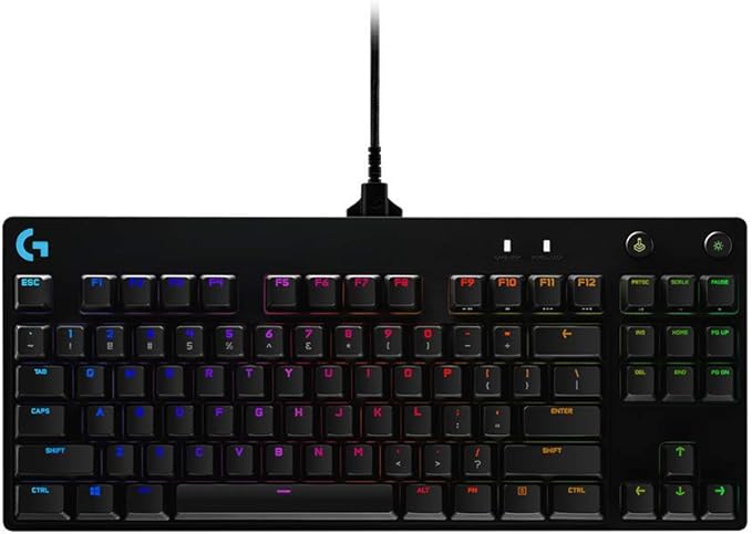 Logitech G PRO Mechanical Gaming Keyboard and Logitech G502 HERO High Performance Gaming Mouse Bundle