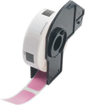 BETCKEY - Multi-Purpose Address Labels Replacement for Brother DK-1204 (0.66 in x 2.1 in), Compatible with Brother QL Label Printers [1 Rolls/400 Labels, Pink]