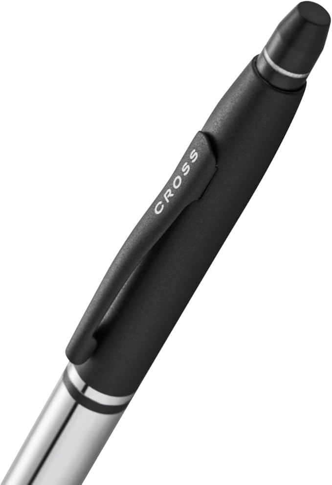 Cross Click Tuxedo Chrome with Black Appointments Ballpoint Pen