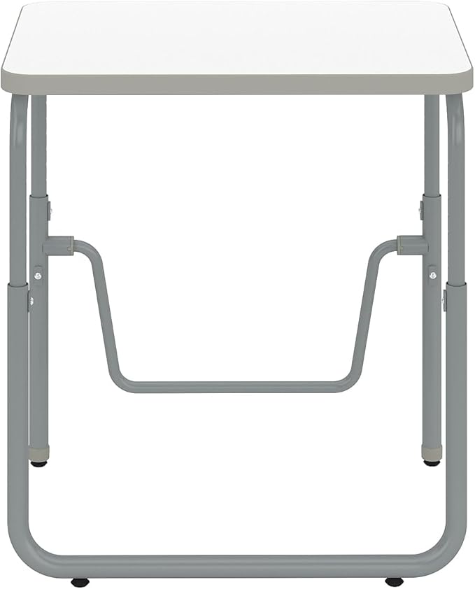 Safco Products AlphaBetter 2.0 Height – Adjustable Student Desk with Swinging Footrest Bar, Sit to Stand, 22"-30", Dry Erase
