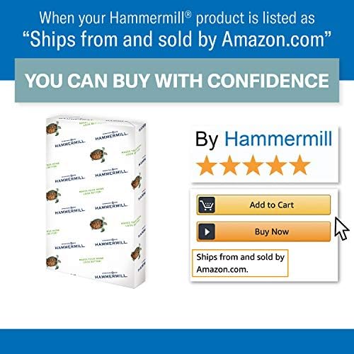 Hammermill Colored Paper, 20 lb Orchid Printer Paper, 8.5 x 14-10 Ream (5,000 Sheets) - Made in the USA, Pastel Paper, 103788C