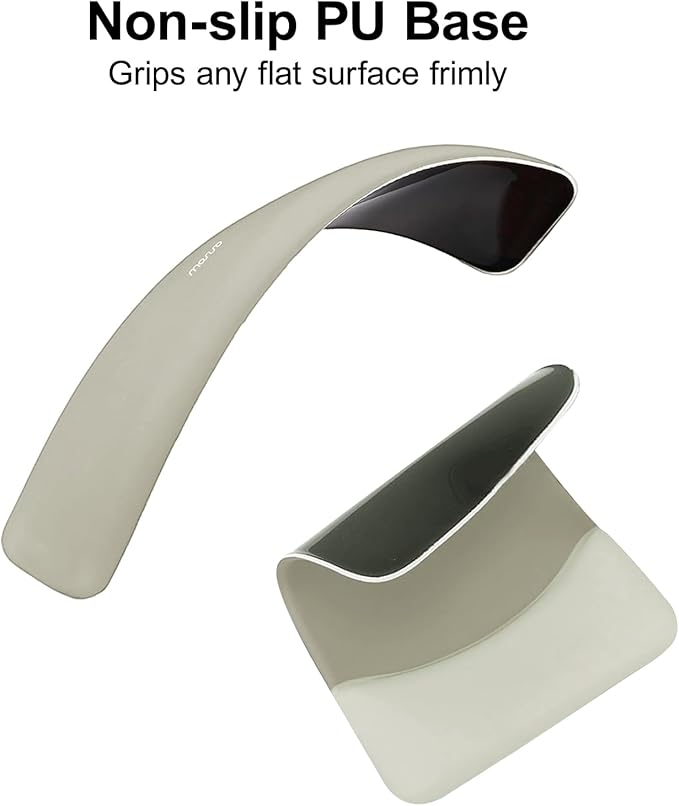 MOSISO Keyboard Mouse Pad Set, Large Gaming Mouse Pad&Rectangular Keyboard Wrist Rest&Mousepad with Wrist Rest&Coaster, Ergonomic Non-Slip&Easy Typing Pad with Curved Silicone Lining, Bronze Brown