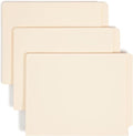Smead Shelf-Master End Tab File Folders, 50 Count, Manila, Reinforced Straight-Cut Tabs, Letter Size (24210)